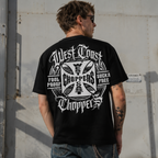 Men'S Trendy T-Shirt Featuring a Unique West Coast Choppers Letter Print shirt
