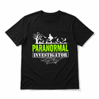 Paranormal Investigator Ghost Hunter Spooky Halloween Graphic Men's T-Shirt