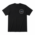 USA 250th Anniversary Flag Stars Pocket T-Shirt Patriotic 1776-2026 Tee