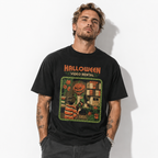 Halloween Video Rental Retro Horror Monster Spooky Vintage Graphic Men's T-Shirt