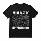 What Part Of Don't You Understand Math Graphic Funny Unisex T-Shirt