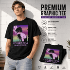 Always Tired Anime Aesthetic Graphic T-Shirt Vaporwave Japanese Tee for Men