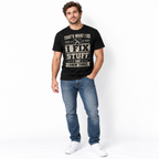 I Fix Stuff and I Know Things Funny Handyman Men's Graphic T-Shirt