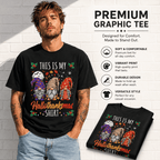Hallothanksmas Gnomes Halloween Thanksgiving Christmas Men's T-Shirt
