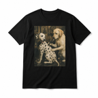 Funny Tattoo Artist Dog Graphic T Shirt Vintage Dalmatian Men's Tee