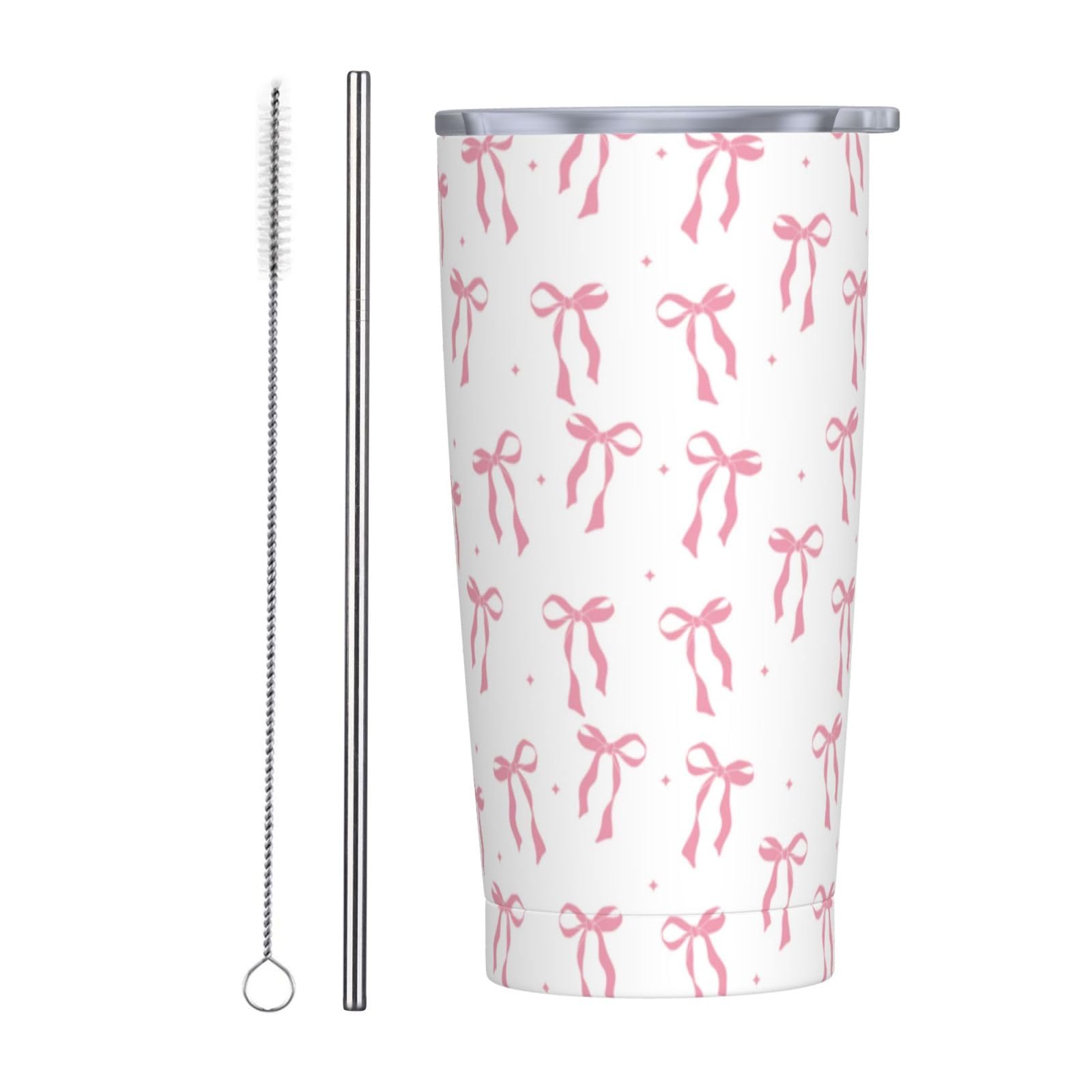 Angry Shark Tumbler, Blue Sharks 20oz Stainless Steel Insulated Travel Tumblers,Travel Coffee Mug with Lid and Straw Cups Gifts for Women Men