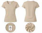 Women’s Classic Solid Color T-Shirt – Casual Slim Fit Crew Neck Short Sleeve Basic Tee