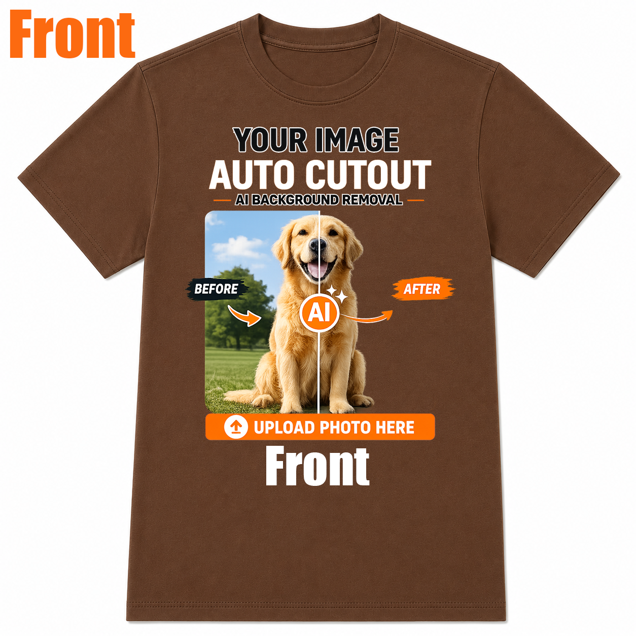 AI Background Remove Custom T-Shirt – Design Your Own Personalized Shirt