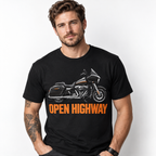 Road Glide Touring Motorcycle Biker Men's Graphic T-Shirt
