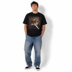 Funny Smoking Cat Cigarette Kitty Meme Graphic T-Shirt for Men