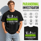 Paranormal Investigator Ghost Hunter Spooky Halloween Graphic Men's T-Shirt
