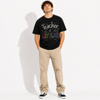 Teacher of Littles Graphic T-Shirt Colorful Preschool Tee for Men