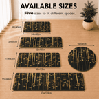 Bamboo Forest Entryway Mat Quick Dry Super Absorbent Non Slip Nature Decor