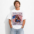 Make America Sexy Again Men's Graphic T-Shirt Patriotic USA Tee
