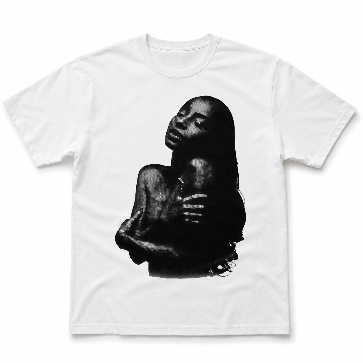 Men's Vintage Portrait Graphic T-Shirt Streetwear Cotton Tee