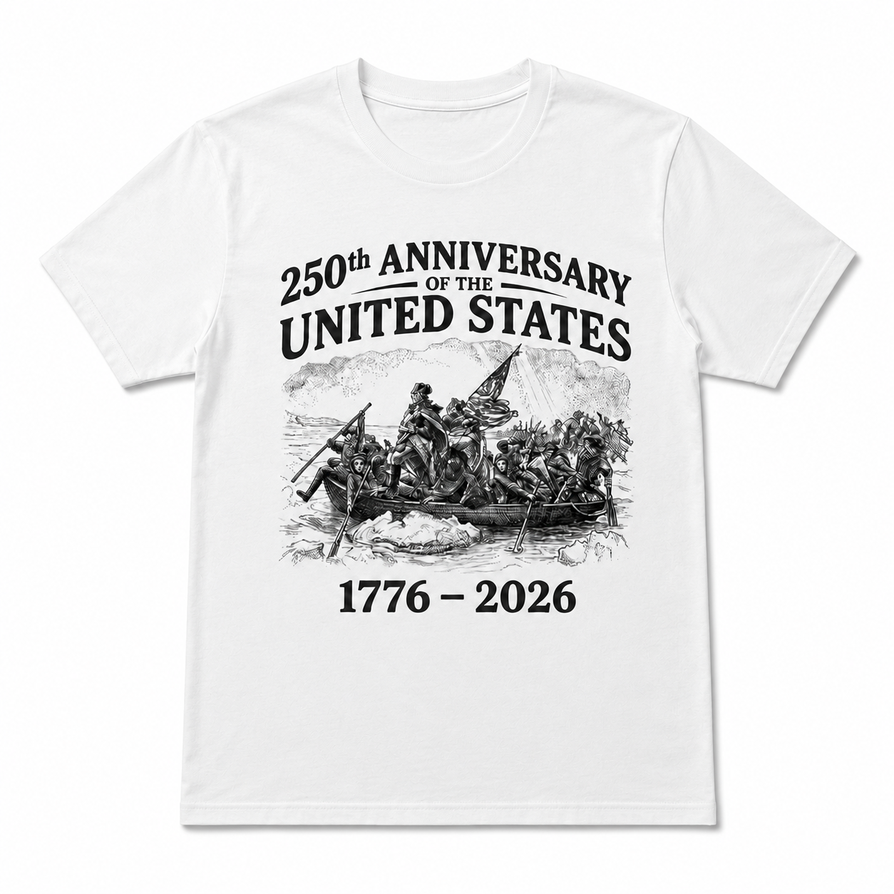 USA 250th Anniversary We The People Patriotic Men's T-Shirt 1776-2026