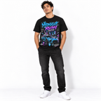 Midnight Rush Racing JDM Night City Car Men's Graphic T-Shirt