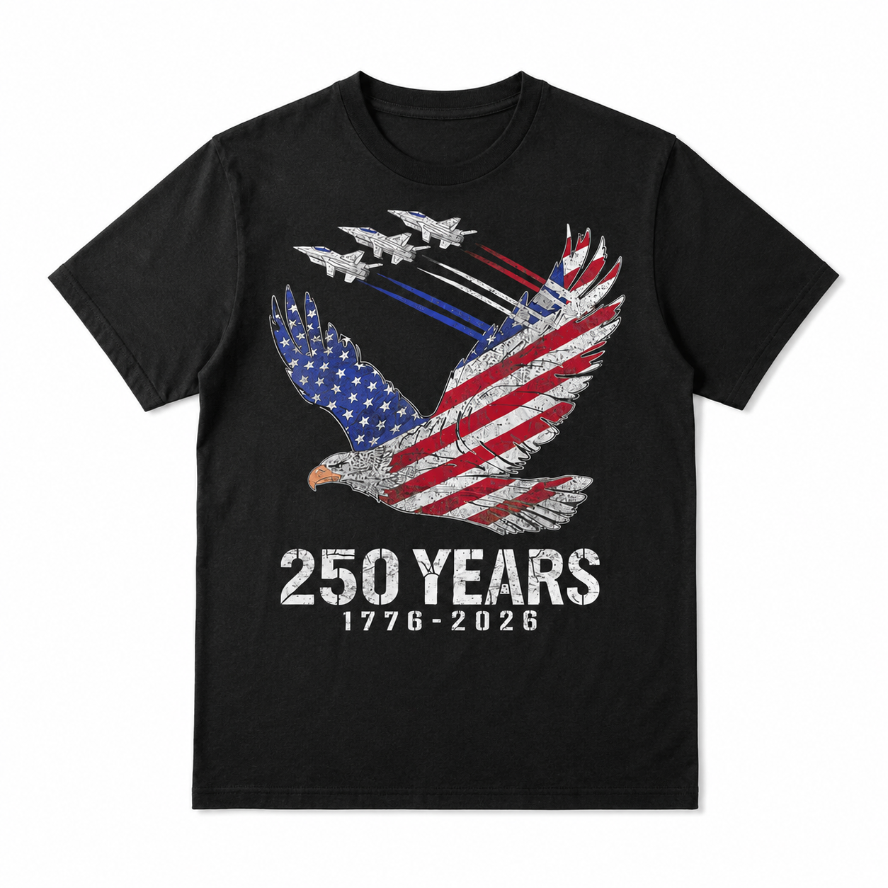 USA 250th Anniversary 1776-2026 Patriotic 4th of July Independence T-Shirt