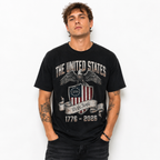 We The People 1776 2026 T Shirt USA 250th Anniversary Patriotic Graphic Tee