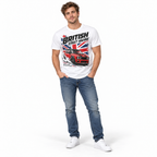 British Street Machine Classic Mini Racing Men's Graphic T-Shirt