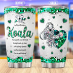 CUBICER Koala Bear Jewelry Style Coffee Tumblers Cute Koala Mugs Insulated Mug Cup Double Wall Tumbler Gifts For Girls Women Christmas Birthday Holiday Large 20 Oz Home Travel