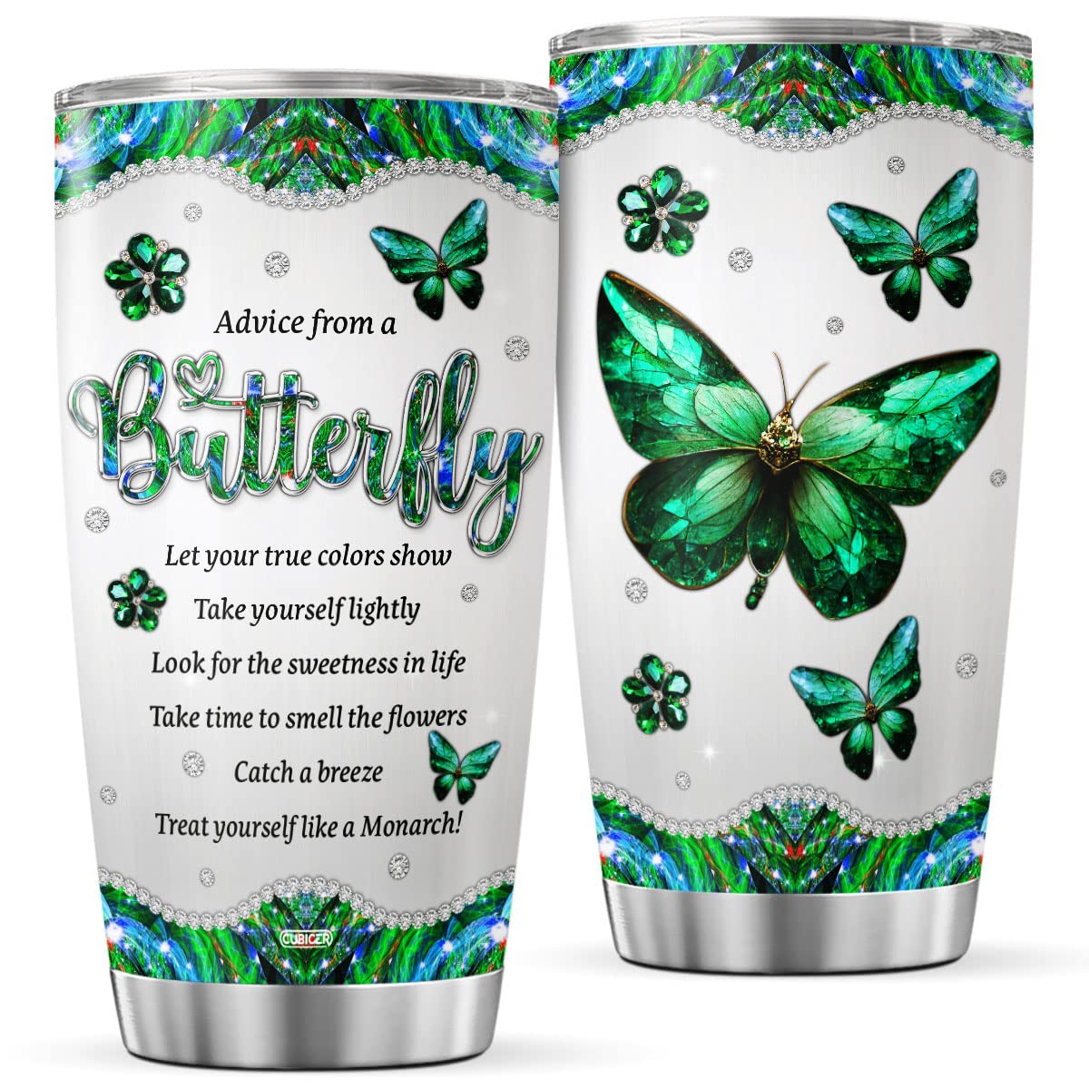 CUBICER Koala Bear Jewelry Style Coffee Tumblers Cute Koala Mugs Insulated Mug Cup Double Wall Tumbler Gifts For Girls Women Christmas Birthday Holiday Large 20 Oz Home Travel