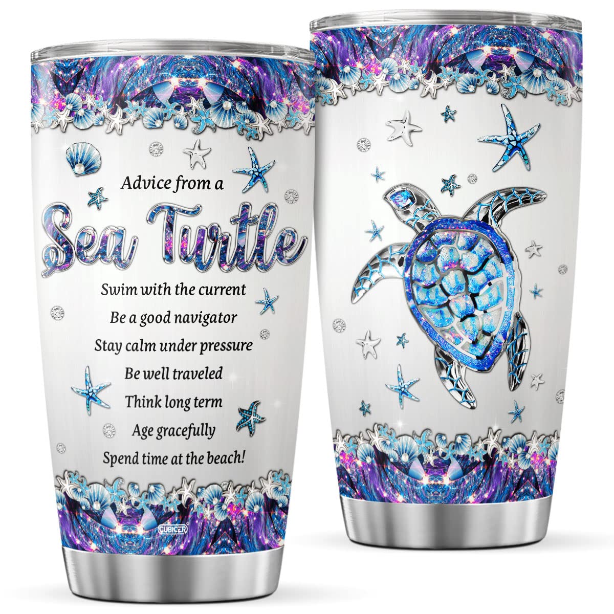 CUBICER Koala Bear Jewelry Style Coffee Tumblers Cute Koala Mugs Insulated Mug Cup Double Wall Tumbler Gifts For Girls Women Christmas Birthday Holiday Large 20 Oz Home Travel