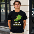 Hello Dum-Dum Funny Retro Alien T-Shirt – Vintage Cartoon Space Graphic Tee