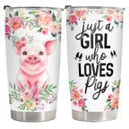 34HD Funny Black Cat Tumbler with Lid, 20oz Stainless Steel Vacuum Insulated Everything Is Fine Cup, Cat Lover Gifts for Women Birthday Mothers Day Halloween Christmas