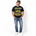 Hooks and Chains Excite Me Tow Truck Funny Driver Men's T-Shirt