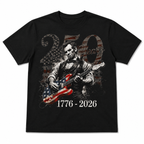 Abraham Lincoln Guitar USA 250th Anniversary Patriotic 4th of July T-Shirt