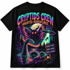 Cryptid Crew Mothman UFO Lake Monster Men's Graphic T-Shirt