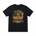 USA 250th Anniversary Faith and Freedom Christian Patriotic 1776-2026 T-Shirt