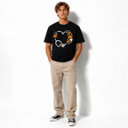 Halloween Nurse Stethoscope Pumpkin Heart Medical Graphic Men's T-Shirt