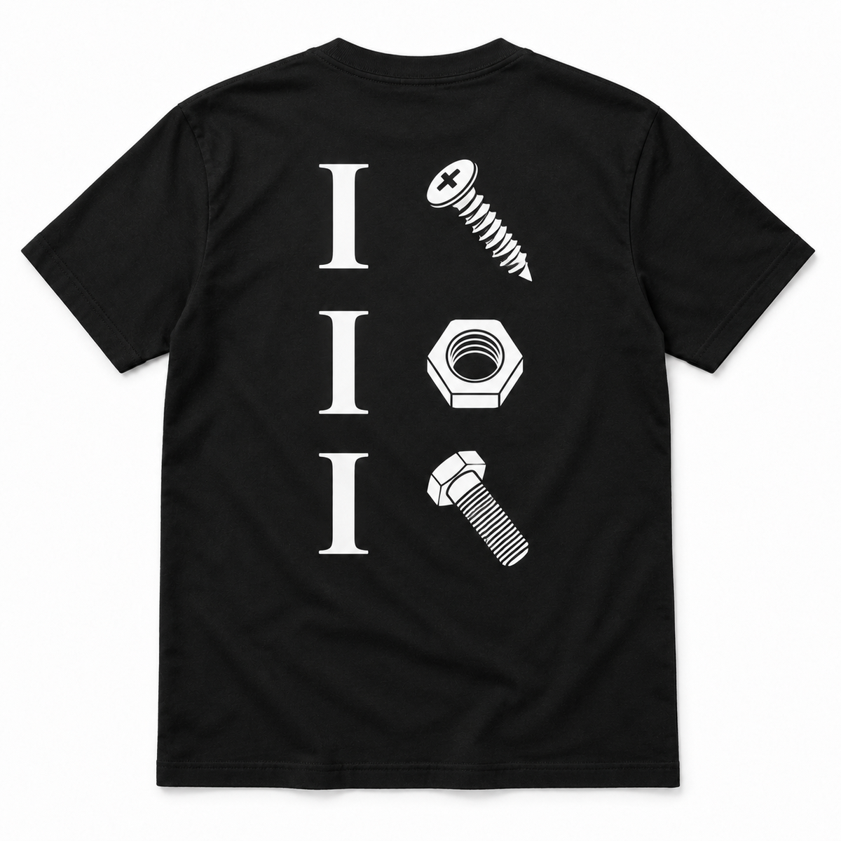 I Screw I Nut I Bolt Funny Mechanic Hardware Rebus Men's T-Shirt