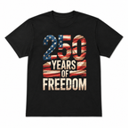 Patriotic Eagle T-Shirt 250 Years of Freedom USA 1776-2026 Anniversary