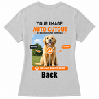 AI Background Remove Custom Women T-Shirt – Design Your Own Personalized Shirt