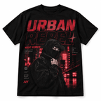Urban Rebel Night Runner Streetwear Men's Graphic T-Shirt