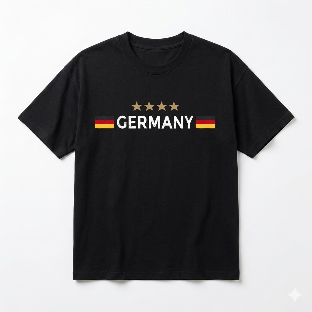 Germany Flag T-Shirt Men's Patriotic Graphic Tee German Pride Shirt