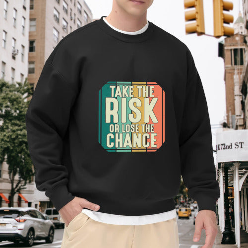 Men's round neck sweatshirt - double-sided 280g