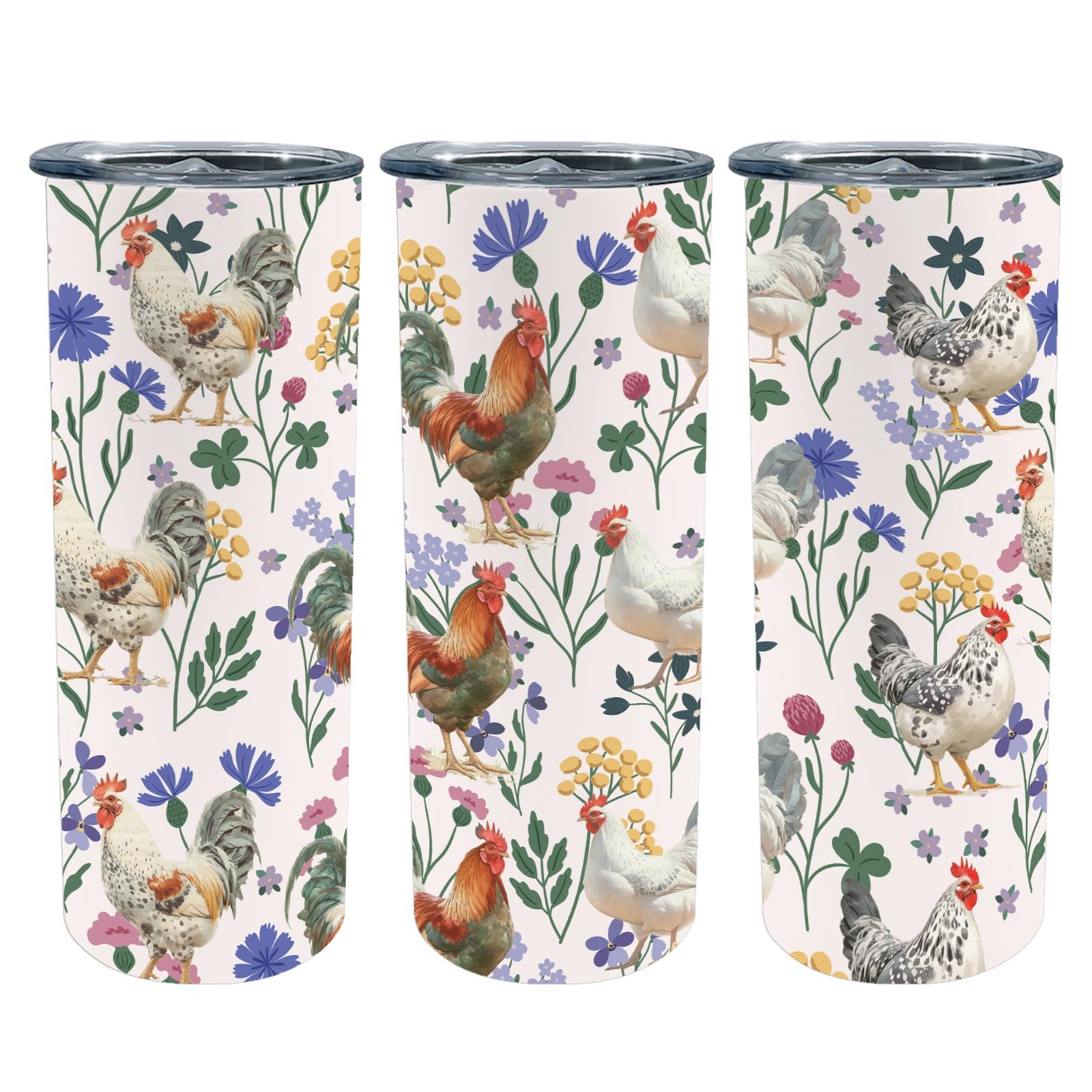 Raccoon Realistic Animal Tumbler, 20oz Insulated Stainless Steel Tumbler with Lid, Raccoon Themed Gifts Coffee Travel Mug Cup for Hot and Cold Drinks