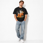 Cute Halloween Cats Pumpkin Jack O Lantern Spooky Kitty Graphic Men's T-Shirt