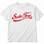 Sucka Free Retro Script Funny Attitude Graphic Men's T-Shirt