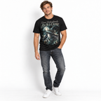 Never Underestimate an Old Crone Witch Raven Men's Graphic T-Shirt