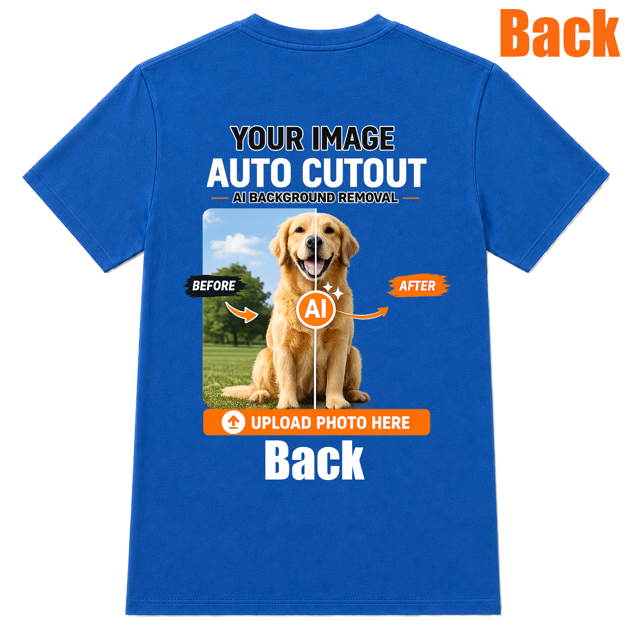 AI Background Remove Custom T-Shirt – Design Your Own Personalized Shirt