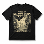 Protect Our National Parks Cryptid Bigfoot Mothman Ghost Men's T-Shirt