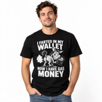 I Farted in My Wallet Now I Have Gas Money Funny Donkey Men's T-Shirt