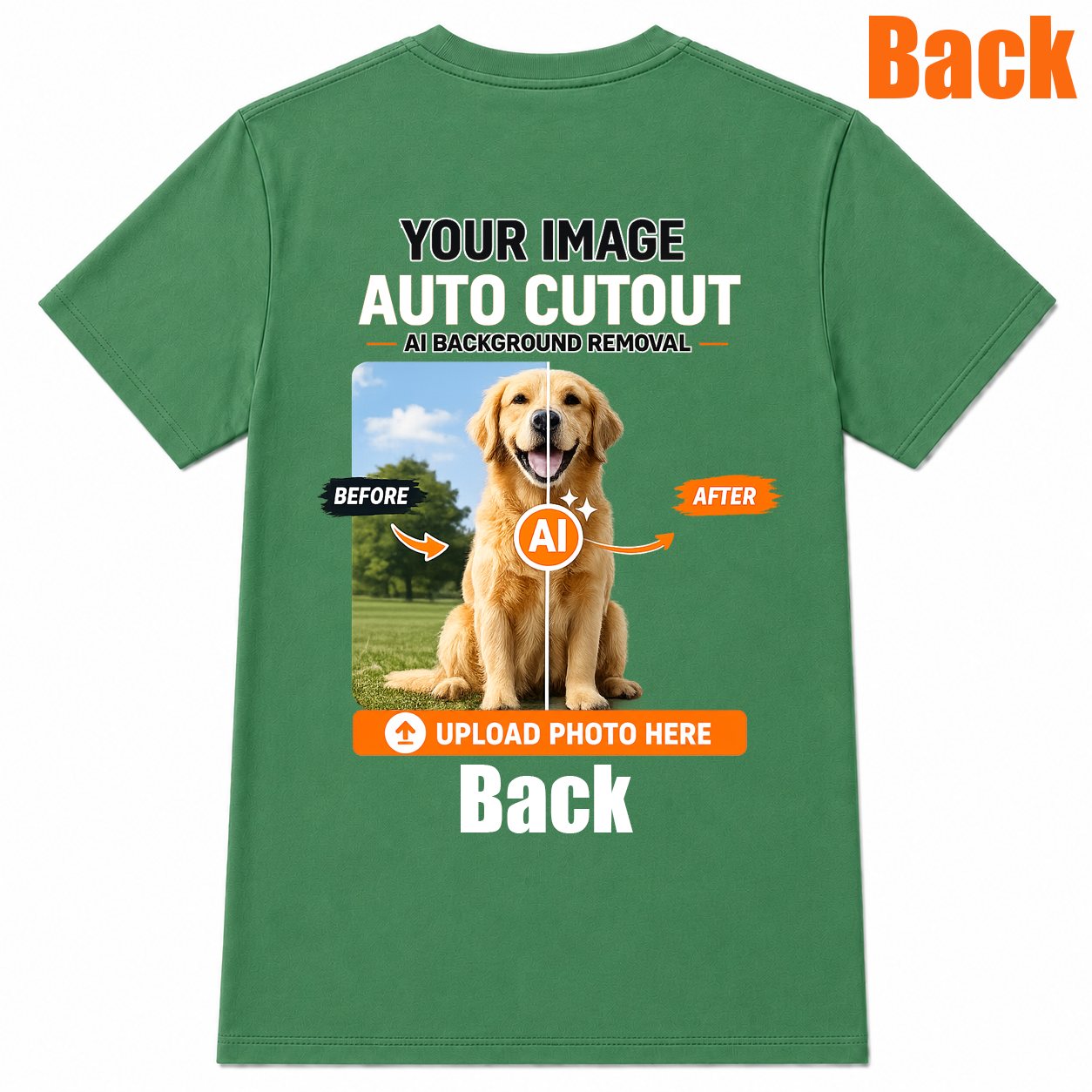 AI Background Remove Custom T-Shirt – Design Your Own Personalized Shirt