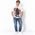 Samurai Warrior Japanese Bushido Katana Ink Art Graphic Men's T-Shirt