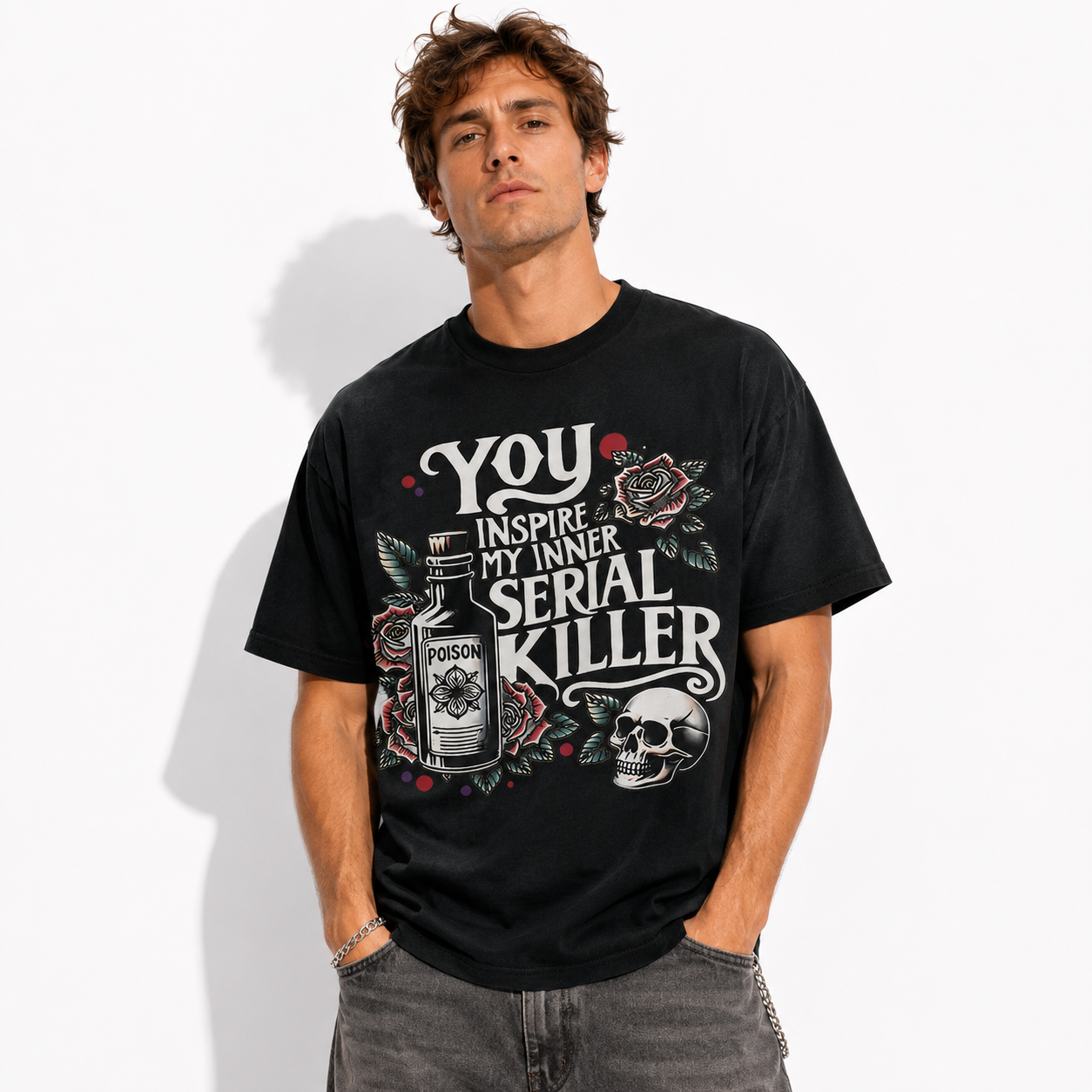 You Inspire My Inner Serial Killer Graphic T-Shirt for Men